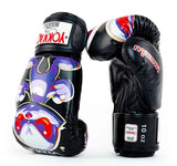 YOKKAO ANGRY RABBIT MUAY THAI BOXING GLOVES 8-16 oz Black
