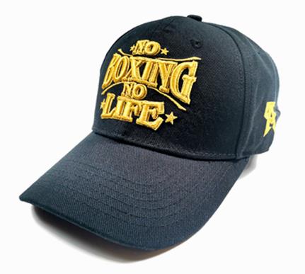 NO BOXING NO LIFE BOXING Unisex Hat Cap- Free Size Black Gold