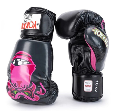 YOKKAO MUAY THAI BOXING GLOVES 8-16 oz Primate Black