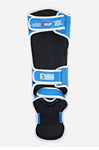 RAJA ELITE LEAGUE MUAY THAI BOXING MMA SPARRING SHIN GUARD PROTECTOR Size S-XL Blue White