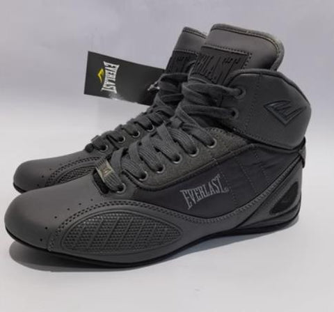 CLEARANCE SALES EVERLAST ELITE BOXING SHOES BOOTS LOW TOP Eur 38-41 Grey