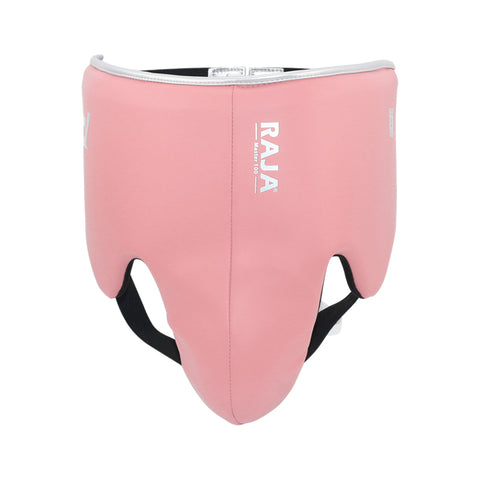 RAJA MASTER-100 BOXING SPARRING GROIN GUARD PROTECTOR Cowhide Leather Size M-XL Pink