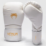 VENUM-05105-048 Contender 1.5 MUAY THAI BOXING GLOVES 10-16 OZ Ivory/Gold