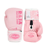 RAJA C200S LATEX AIR SAC MUAY THAI BOXING GLOVES Kids Size 6 / 6plus oz Pink