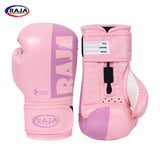 RAJA RBGP-C8 MUAY THAI BOXING GLOVES Coolmax PU Leather Kids 6 oz Pink