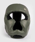 VENUM IMPACT EVO SPARRING HEADGEAR HEAD GUARD PROTECTOR SIZE FREE Military Green