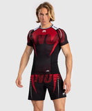 Venum-05176-100 Adrenaline Men’s Short-Sleeve Rashguard Compression T-shirt M-L Red