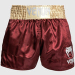 Venum-03813-628 Classic MUAY THAI BOXING Shorts XS-XXL Burgundy/Gold/White