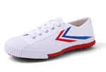 FEIYUE Classic sneakers canvas shoes board shoes trend shoes Size 34-47 Unisex Youth Adult White