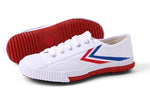 FEIYUE Classic sneakers canvas shoes board shoes trend shoes Size 34-47 Unisex Youth Adult White