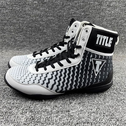 CLEARANCE SALES TITLE Predator II BOXING SHOES BOOTS Eur 44/46/48 Black White