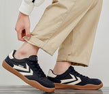 FEIYUE Male Sneakers Skate Shoes Size 39-44 Dark Blue