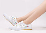 FEIYUE Classic sneakers canvas shoes board shoes trend shoes Size 35-44 Unisex Youth Adult 4 Colours