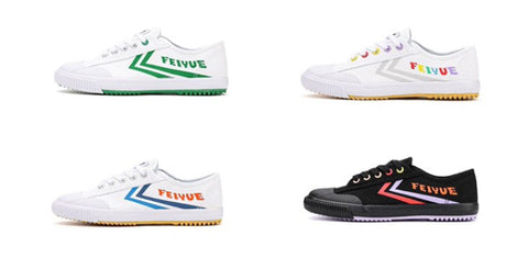 FEIYUE dritte Ausgabe Sneakers Canvasschuhe Boardschuhe Trendschuhe 8108 Größe 35-45 Unisex Jugend Erwachsene Schwarz 