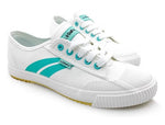 FEIYUE Classic sneakers canvas shoes board shoes trend shoes Size 34-47 Unisex Youth Adult White Green