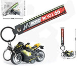 Miniature Motorbikes Motorcycle Pull-Back Toys Keychain Gifts Vary Colours