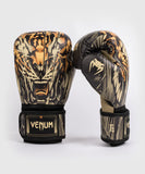 VENUM Tiger Kids MUAY THAI BOXING GLOVES 4-6 oz Black Neon Orange