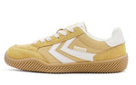 FEIYUE dritte Ausgabe Turnschuhe Segeltuchschuhe Brettschuhe Trend weiße Schuhe 8182 Größe 34-39 Weiblich Jugend Erwachsene 2 Farben Sohle-Rosa / Braun-Gold 