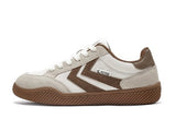 FEIYUE dritte Ausgabe Turnschuhe Segeltuchschuhe Brettschuhe Trend weiße Schuhe 8182 Größe 34-39 Weiblich Jugend Erwachsene 2 Farben Sohle-Rosa / Braun-Gold 