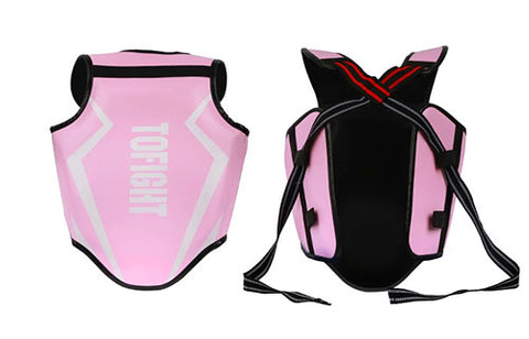TOFIGHT MUAY THAI BOXING MMA SPARRING BODY SHIELD PROTECTOR JUNIOR Size S / M Pink