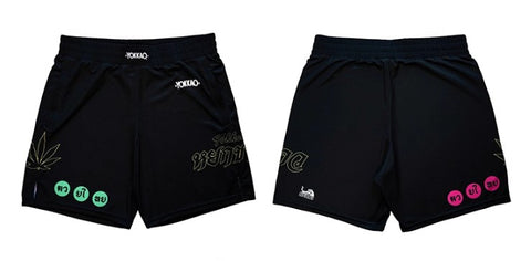 YOKKAO NEW WAX WORK OUT SHORTS M-L Black
