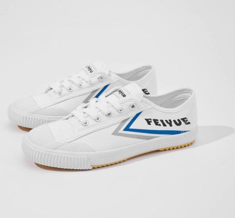 FEIYUE sneakers canvas shoes board shoes trend shoes Size 35-47 Unisex Youth Adult White Blue Grey