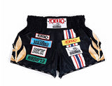 YOKKAO FIRST AT THE RACE CARBONFIT MUAY THAI MMA BOXING Shorts S-XXL Black