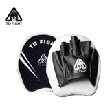 TOFIGHT HT-F1 MUAY THAI BOXING MMA  MITTS PADS SPEED PRECISION PAIR 2 Colours