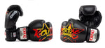 YOKKAO Fighter KO MUAY THAI BOXING GLOVES 8-16 oz Black