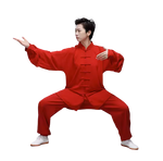 Traditional Martial Art Tai Chi Kung Fu Uniform Suit(U02) Summer Linen Size S-XXL Unisex Red