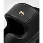 VENUM IMPACT EVO SPARRING HEADGEAR HEAD GUARD PROTECTOR SIZE FREE Black