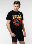 Vszap VT111 Blaze Dragon MMA Kick Boxing T-Shirt S-2XL Black