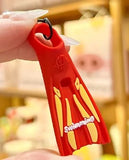 Miniature Scuba Diving Fin keychains Gifts 6 Colours