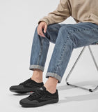 FEIYUE sneakers canvas shoes board shoes trend shoes Size 35-46 Unisex Youth Adult Black