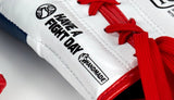 FIGHTDAY ZYS02 PROFESSIONAL COMPETITION MUAY THAI BOXING GLOVES LACE UP Microfiber 8-16 oz 4 Colours