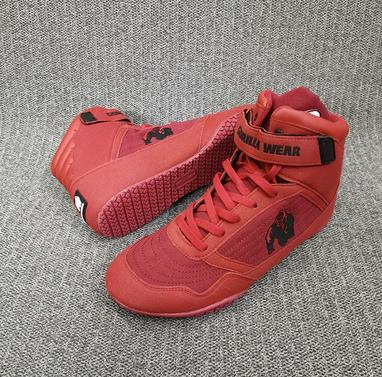 CLEARANCE SALES Gorilla Wear High Tops heavy weight lifting Shoes Eur 38-47 Red