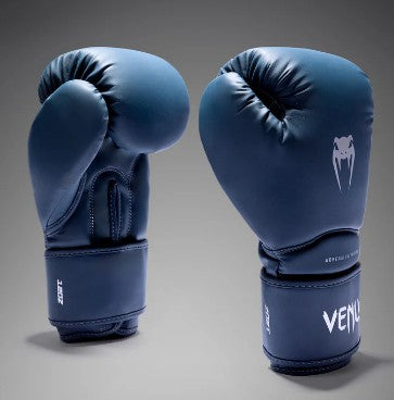 VENUM-05105-018 Contender 1.5 MUAY THAI BOXING GLOVES 10-16 OZ Midnight Blue/Silver