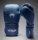VENUM-05105-018 Contender 1.5 MUAY THAI BOXING GLOVES 10-16 OZ Midnight Blue/Silver
