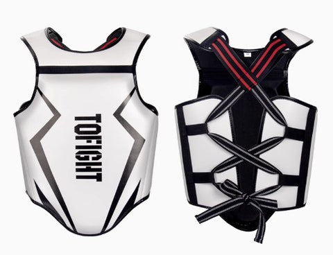 TOFIGHT SPARRING BODY SHIELD PROTECTOR JUNIOR Size S/M White