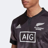 Men's Rugby All Blacks Sevens Home Jersey Size XS-2XO