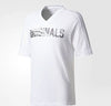 Adidas Originals Men White L.A. Printed V-Neck T-shirt Size XS-XL