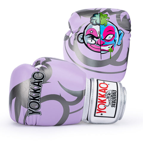YOKKAO Payaso Clown MUAY THAI BOXING GLOVES 8-16 oz Orchid Bloom
