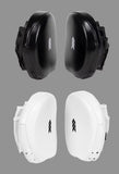 FIGHTBRO MUAY THAI BOXING MMA KIDS FOCUS MITTS PADS PAIR Black/White