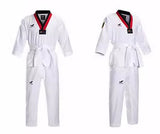 Taekwondo TKD Training Summer Uniform Suits Adult & Junior XXXS-XXXL White