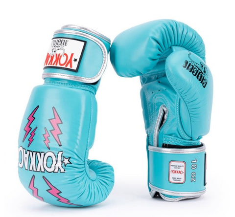 YOKKAO MUAY THAI BOXING GLOVES 8-16 oz Stadium Blue