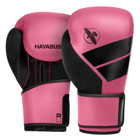 HAYABUSA S4 BOXING GLOVES MUAY THAI BOXING GLOVES 8-16 oz Pink