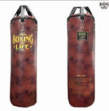 NO BOXING NO LIFE MUAY THAI BOXING MMA PUNCHING HEAVY BAG - UNFILLED 40 dia x 130 cm 3 Colours (HB1)
