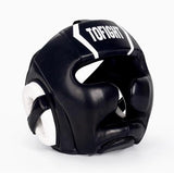 TOFIGHT MUAY THAI BOXING MMA HEADGEAR HEAD GUARD PROTECTOR HG-P1 JUNIOR Size S / M Black