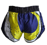 Booster VORTEX Muay Thai Boxing Shorts S-XXXL Blue Yellow