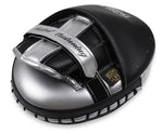 NO BOXING NO LIFE AIR PUNCHING FOCUS MITTS PADS Extra Thick Black Silver